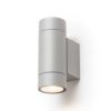 MIZZI NEW II fali lámpa ezüstszürke  230V LED GU10 2x8W IP65