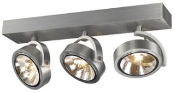 KELLY III fali lámpa  szálcsiszolt alumínium 230V LED G53 3x15W