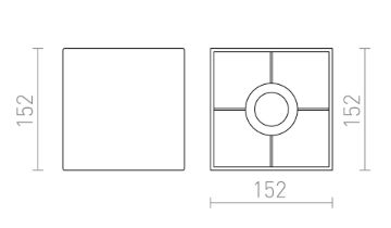 TEMPO 15/15 lámpabúra Polycotton fekete/réz fólia max. 28W