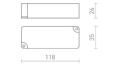 TRAFO 0-20W    230V/12V= 20W IP67