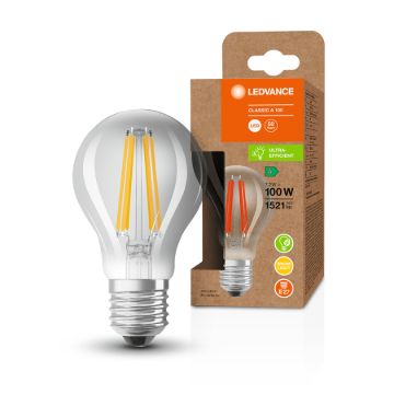 OSRAM ULTRA ECONOMY 210lm/W Classic A világos 230V E27 LED EQ100 3000K