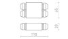 IP-BOX IP68  fekete    IP68