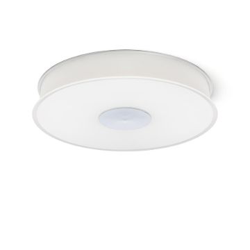 ASTERI LED mennyezeti lámpa  szatén üveg/króm 230V LED 35W  3000K