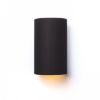 RON W 15/25 fali lámpa Polycotton fekete/fehér PVC 230V LED E27 15W