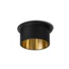 ORTA süllyesztett lámpa fekete/aranysárga 230V LED GU10 9W
