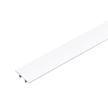 Fehér takarósín 1‑ és 3‑áramkörös sínrendszerhez, 1 m hosszban