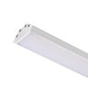 LED PROFILE J felületre szerelhető 1m fehér matt akrilát/alumínium 