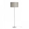 NYC/RON 40/25 állólámpa  Chintz világosszürke/króm 230V LED E27 15W