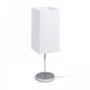 NYC/TEMPO 15/30 asztali lámpa  Polycotton fehér/króm 230V LED E27 15W