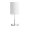 NYC/RON 15/20 asztali lámpa  Polycotton fehér/nikkel 230V LED E27 15W