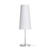 NYC/CONNY 15/30 asztali lámpa  Polycotton fehér/nikkel 230V LED E27 11W
