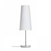 NYC/CONNY 15/30 asztali lámpa  Polycotton fehér/króm 230V LED E27 11W
