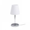 NYC/CONNY 15/15 asztali lámpa  Polycotton fehér/króm 230V LED E27 11W