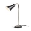 ANIKA asztali lámpa matt fekete matt nikkel 230V LED E27 15W