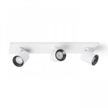 KENNY III felületre szerelhető fehér/fekete  230V LED GU10 3x8W