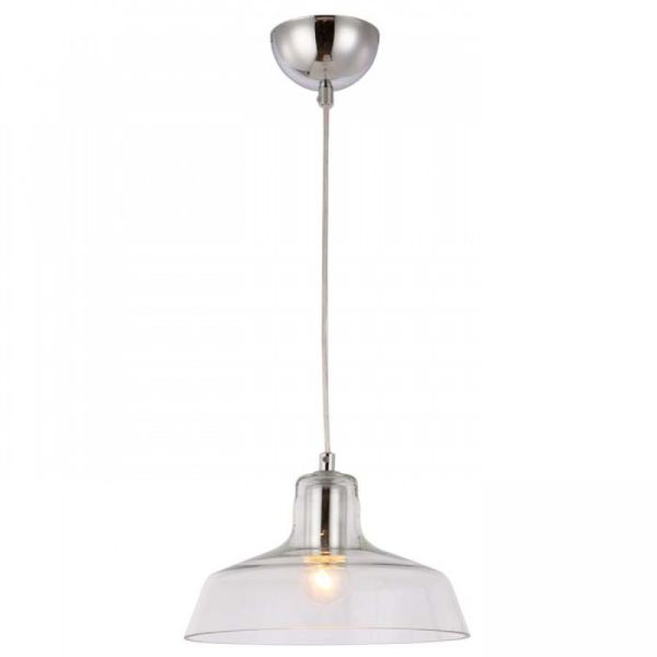 DORA függő lámpa  tiszta üveg/króm 230V LED E27 11W