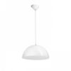 MONROE 40 függő lámpa csillogó fehér/fehér  230V LED E27 30W