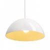 MONROE 40 függő lámpa csillogó fehér/fehér  230V LED E27 30W