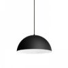 MONROE 40 függő lámpa matt fekete/fehér  230V LED E27 30W