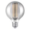 OSRAM Globe 80 DIMM füstös 230V E27 LED EQ42 1800K