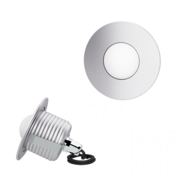 TRILL DC LENS süllyesztett lámpa acél 24= LED 3W IP65 3000K