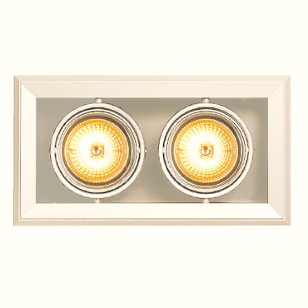 AIXLIGHT MOD 2 QRB111 süllyesztett lámpa krémfehér 12V G53 2x50W