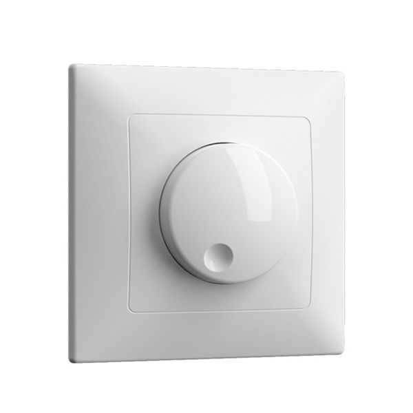 Fehér süllyesztett fali dimmer 1000W terhelhetőséggel LED fényforrásokhoz