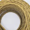 3×0,75 mm² fonott textilkábel elegáns arany árnyalatban